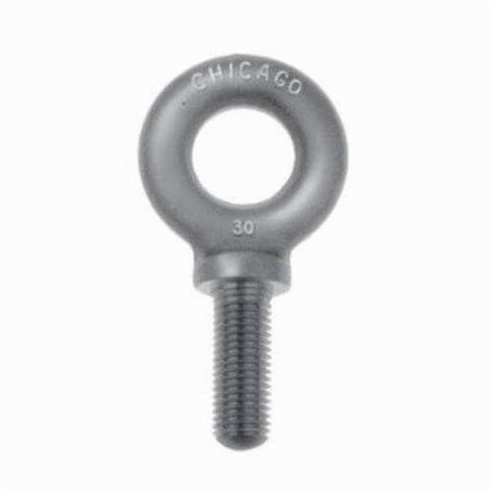 Chicago Hardware Machinery Eye Bolt With Shoulder, 5/8"-11, 1-3/4 in Shank, 1-3/8 in ID, Steel 12925 1